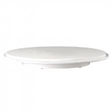 Kuchenplatte Melamin weiss - D31cm